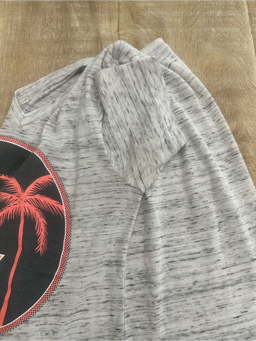 ATX Mafia “Off the Clock” Graphic Tee | V-Neck | Heather Gray | Size S - Picture 11 of 15